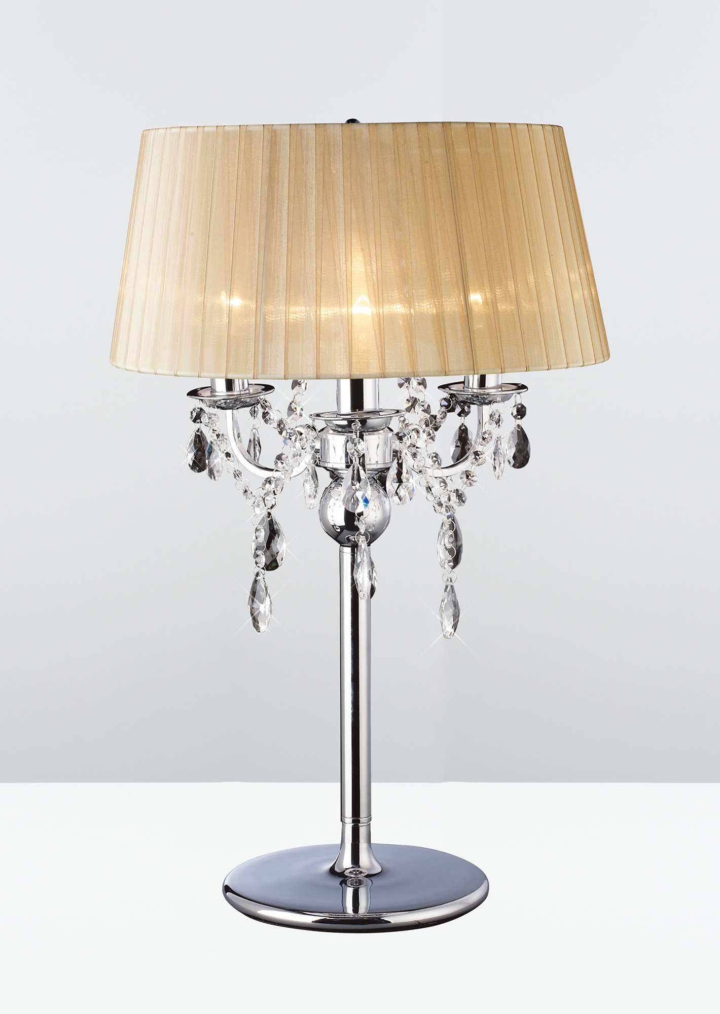 Crystal Brass Table Lamp Height 27” With Shade #freePalestine #instagram  #Pakistan #dubai